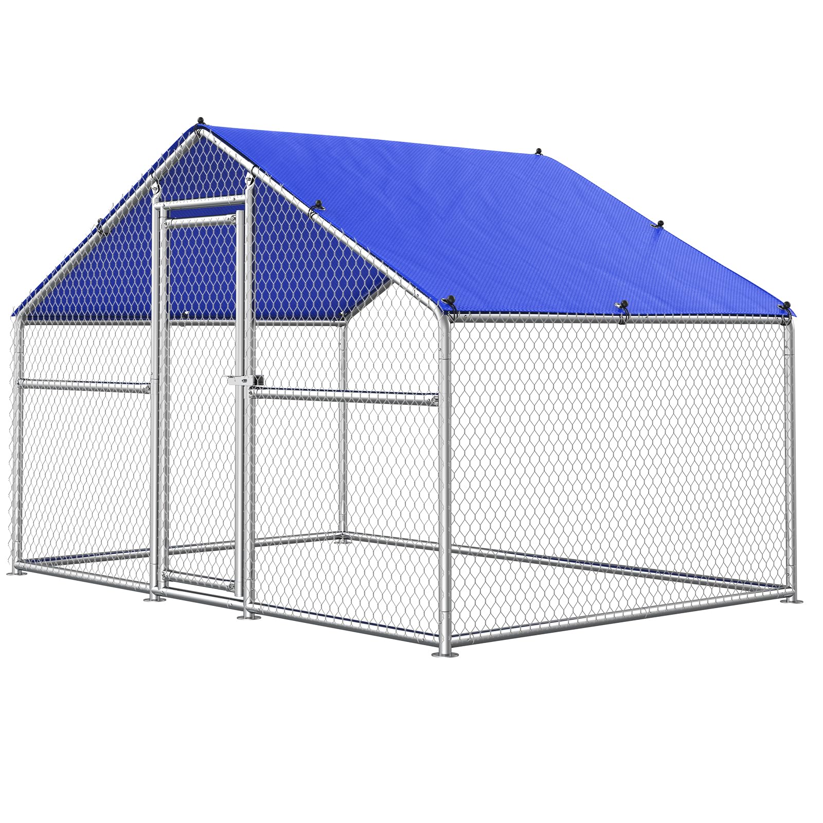 Amazon.com: Sino Luban Metal Large Chicken Coop Run for Yard with